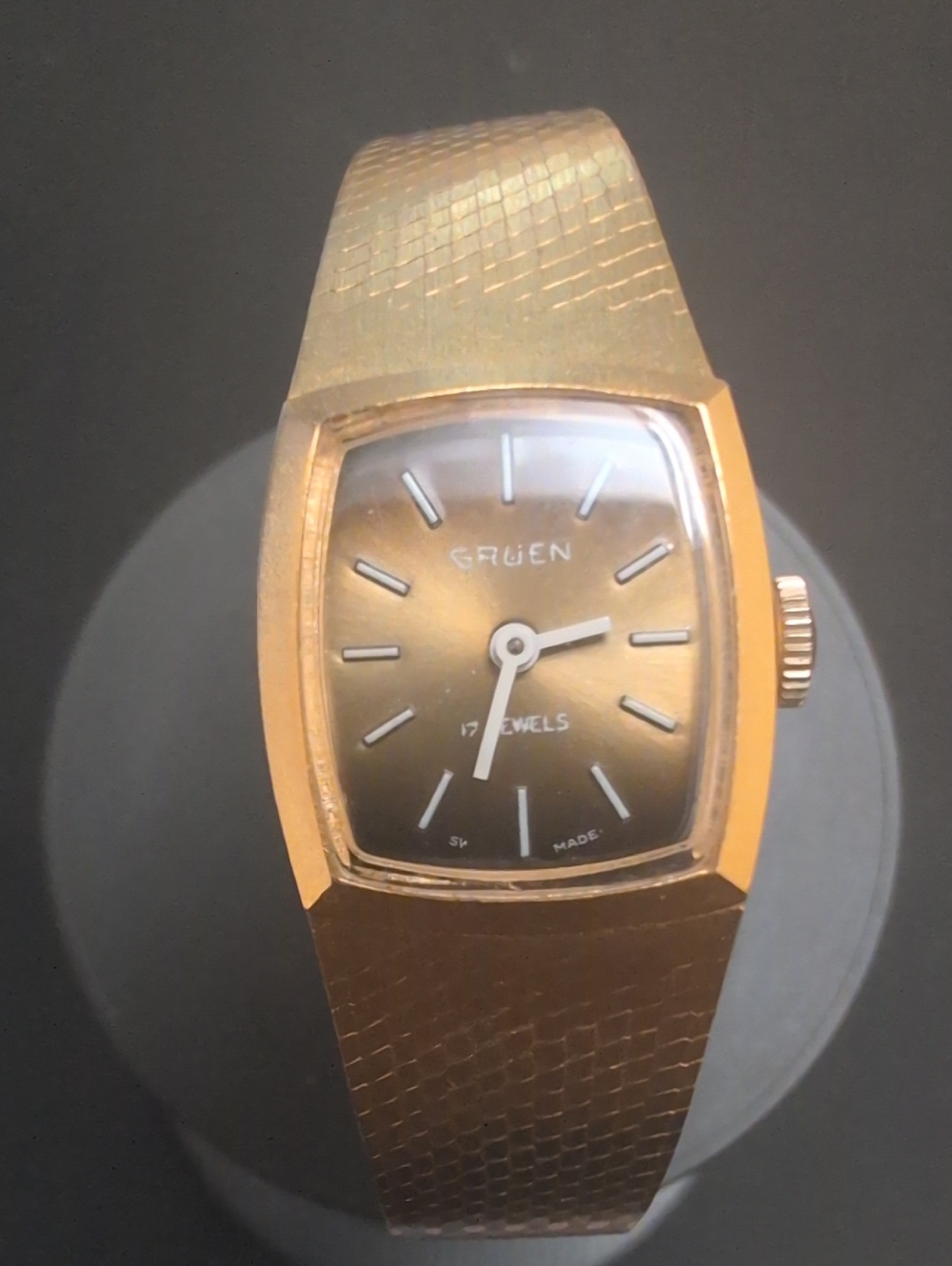 Gruen Women's Gold-Tone Vintage Bracelet Watch - Gold